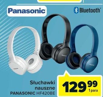 Carrefour Słuchawki nauszne rb-hf420be-k czarny panasonic oferta