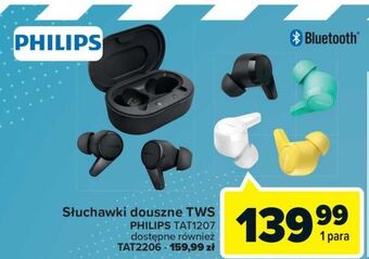Carrefour Słuchawki tat2206 czarne philips oferta