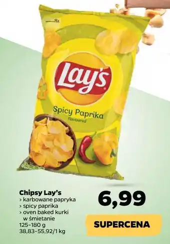 Netto Chipsy papryka lay's karbowane oferta