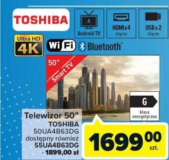 Carrefour Telewizor 55'' 55ua4b63dg toshiba oferta