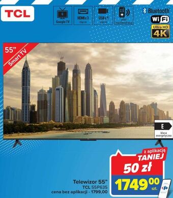 Carrefour Telewizor 55" led 55p635 tcl oferta