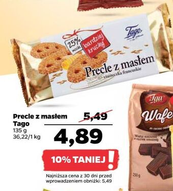 Netto Ciastka precle z masłem tago oferta