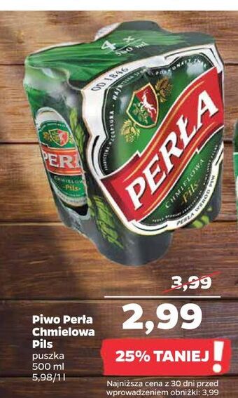 Netto Piwo perła chmielowa oferta