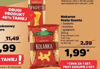 Netto Makaron kolanka pasta gussta oferta