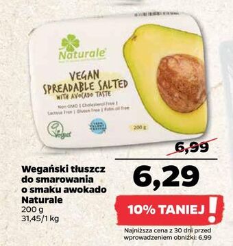 Netto Tłuszcz wegański do smarowania o smaku awokado naturale oferta