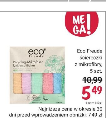 Rossmann Ściereczki z mikrofiby eco freude oferta