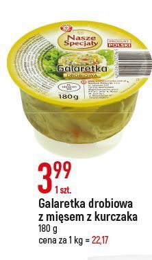 E.Leclerc Galaretka drobiowa wiodąca marka nasze specjały oferta