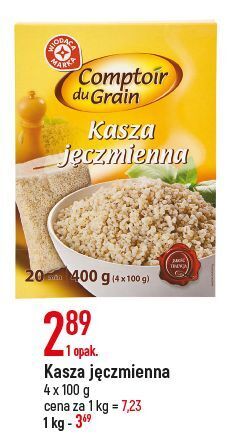 E.Leclerc Kasza jęczmienna wiodąca marka comptoir de grain oferta