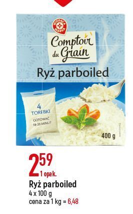 E.Leclerc Ryż parboiled wiodąca marka comptoir de grain oferta