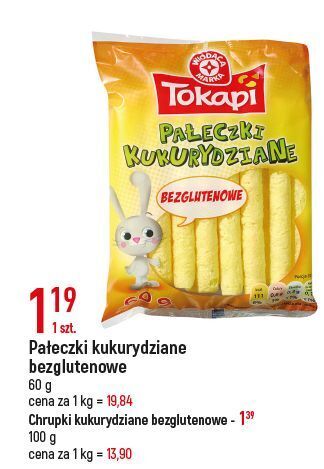 E.Leclerc Chrupki kukurydziane bezglutenowe wiodąca marka tokapi oferta