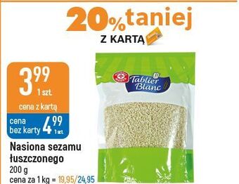 E.Leclerc Nasiona sezamu wiodąca marka tablier blanc oferta