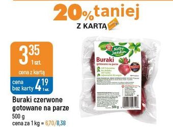 E.Leclerc Buraki gotowane na parze wiodąca marka notre jardin oferta