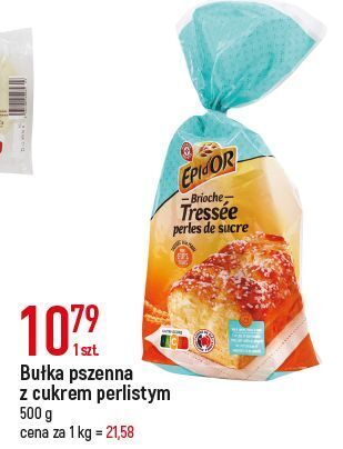 E.Leclerc Bułka pszenna z cukrem perlistym wiodąca marka epi d'or oferta