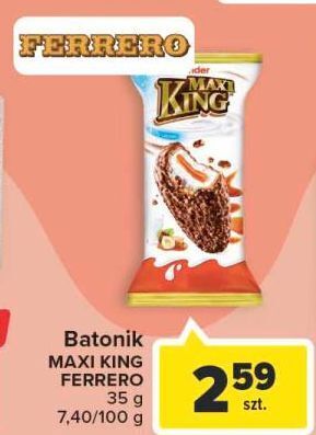 Carrefour Baton kinder maxi king oferta