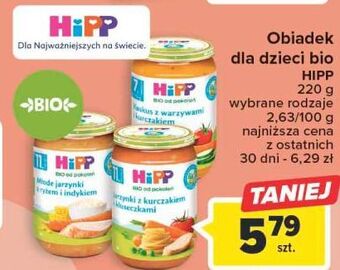 Carrefour Kuskus z warzywami i kurczakiem hipp bio oferta