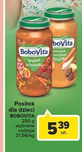 Carrefour Spaghetti po bolońsku bobovita oferta