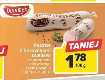 Carrefour Pasztet z borowikami dubimex oferta