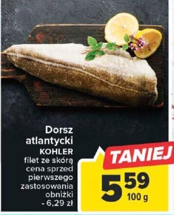 Carrefour Kohler Dorsz atlantycki 100g oferta