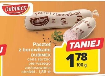 Carrefour Dubimex Pasztet z borowikami 100g oferta
