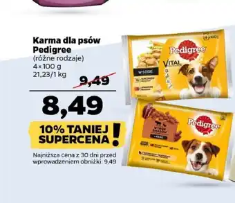 Netto Pedigree Karma dla psów 4 x 100g oferta