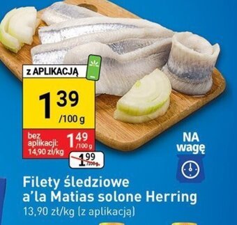 Stokrotka Herring Filety śledziowe a'la Matias solone 100g oferta