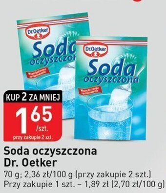 Stokrotka Dr. Oetker Soda oczyszczona 70g oferta