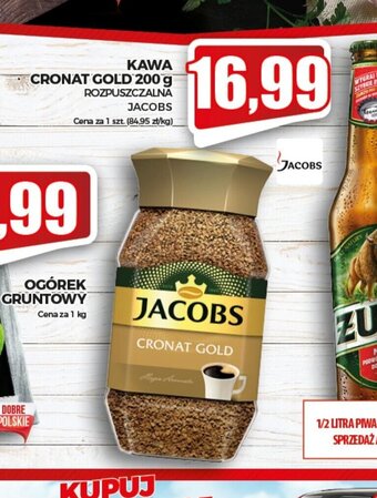 Topaz Kawa rozpuszczalna Jacobs Cronat Gold 200g oferta