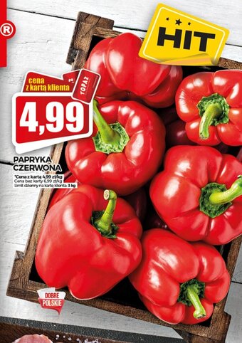 Topaz Papryka czerwona 1kg oferta