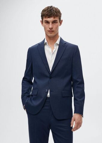 MANGO Wełniana garniturowa marynarka slim-fit oferta