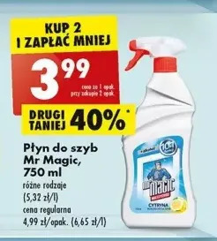 Biedronka Płyn do szyb cytryna mr magic oferta