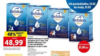 Lidl Mleko 2 bebilon advance oferta