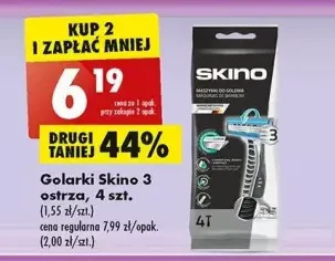 Biedronka Maszynka do golenia skino 3 oferta