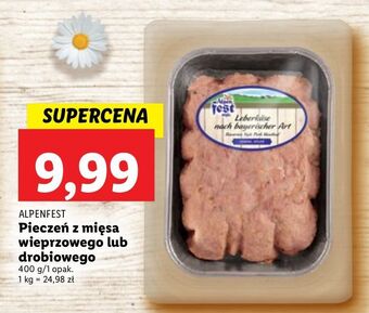 Pieczeń z mięsa drobiowego alpen fest