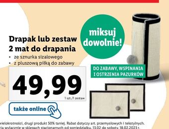 Lidl Drapak dla kota zoofari oferta