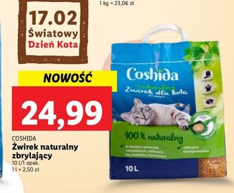 Lidl Żwirek dla kota coshida oferta