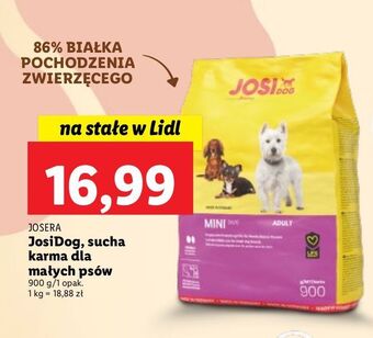 Lidl Karma dla małych psów josi dog oferta
