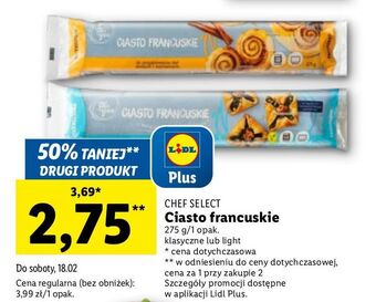 Ciasto francuskie lekkie chef select