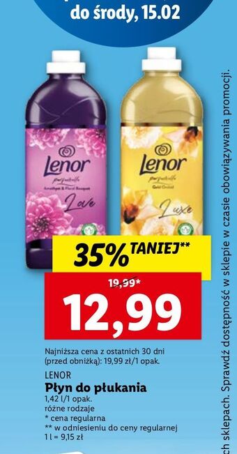 Płyn do płukania gold orchid lenor parfumelle