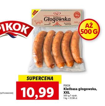 Lidl Kiełbasa głogowska pikok oferta