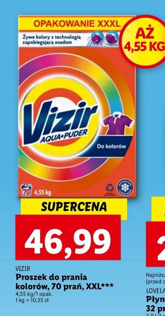 Lidl Proszek do prania kolorów vizir aqua puder oferta