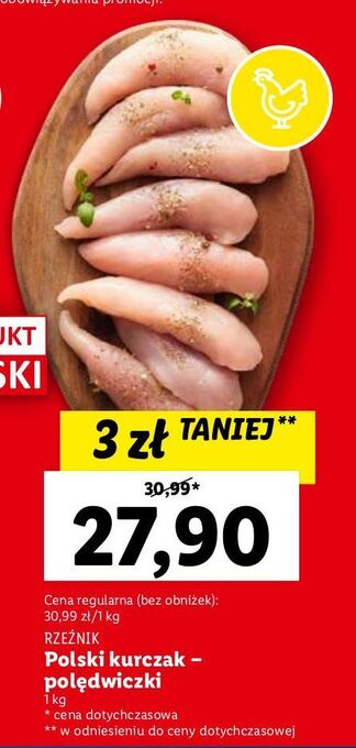 Lidl Polędwiczki z kurczaka rzeźnik codzienna dostawa oferta