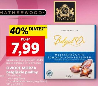 Lidl Praliny owoce morza j.d.gross oferta