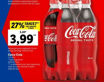 Lidl Napój coca-cola oferta