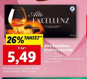 Lidl Czekoladki alte excellenz oferta