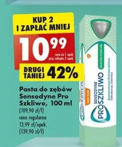 Biedronka Pasta do zębow sensodyne pro szkliwo delikatne wybielanie oferta