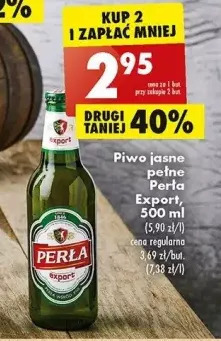 Biedronka Piwo perła export oferta