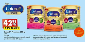 Biedronka Mleko 2 enfamil premium mfgm oferta