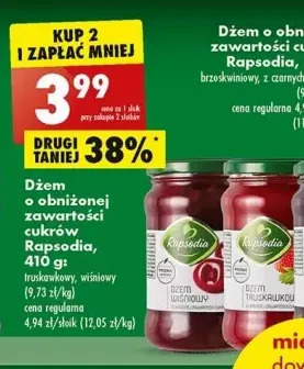 Biedronka Dżem wiśniowy rapsodia oferta
