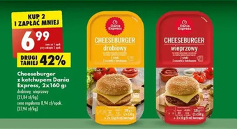 Biedronka Cheeseburgery wieprzowe danie express oferta