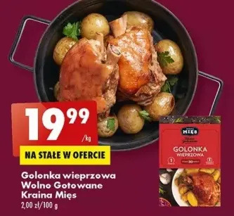 Biedronka Golonka wieprzowa wolno gotowana kraina mięs oferta